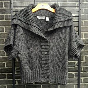 Liz Claiborne Charcoal Knit Sweater